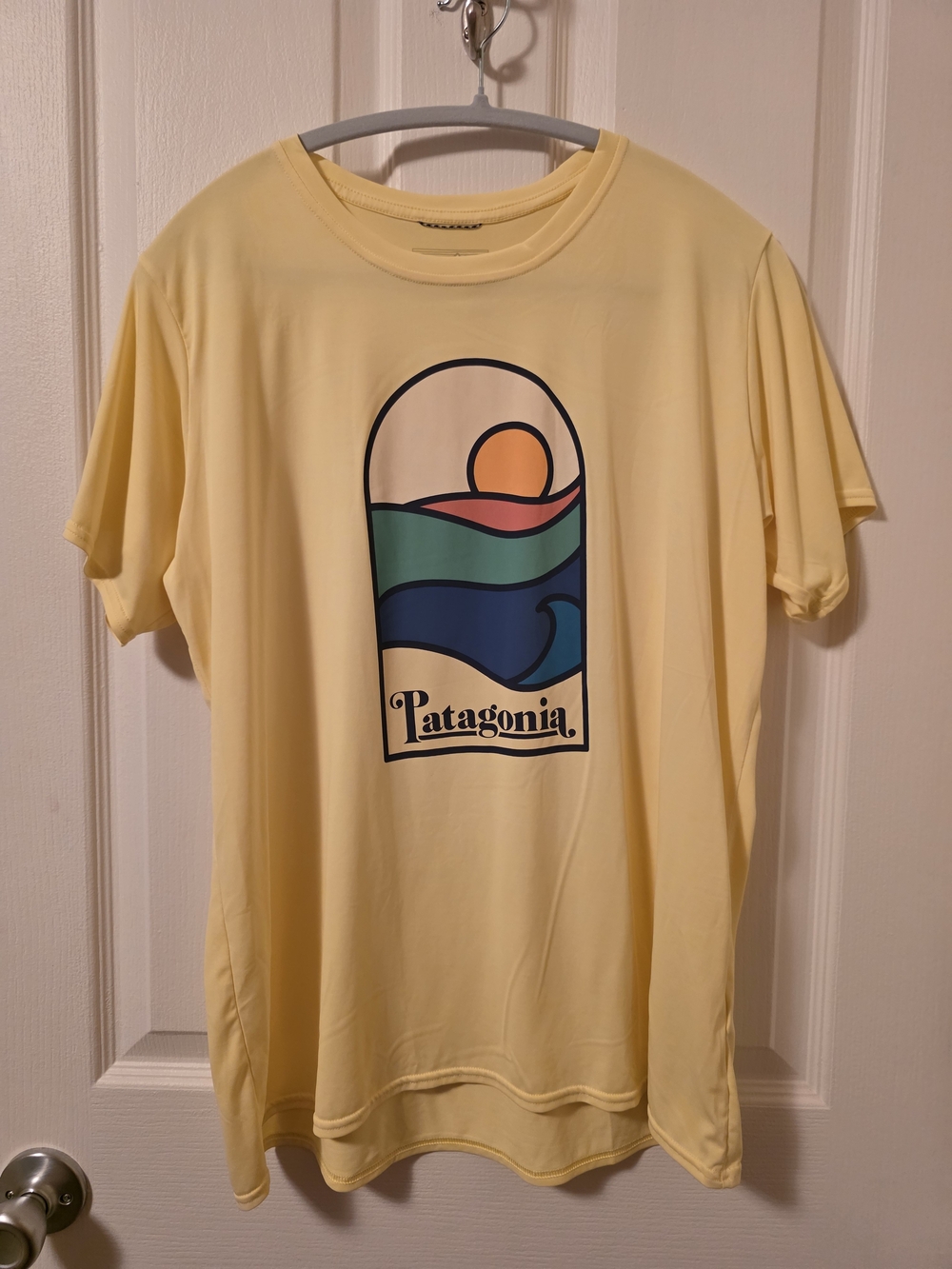 Patagonia Yellow Graphic Short Sleeve Tee